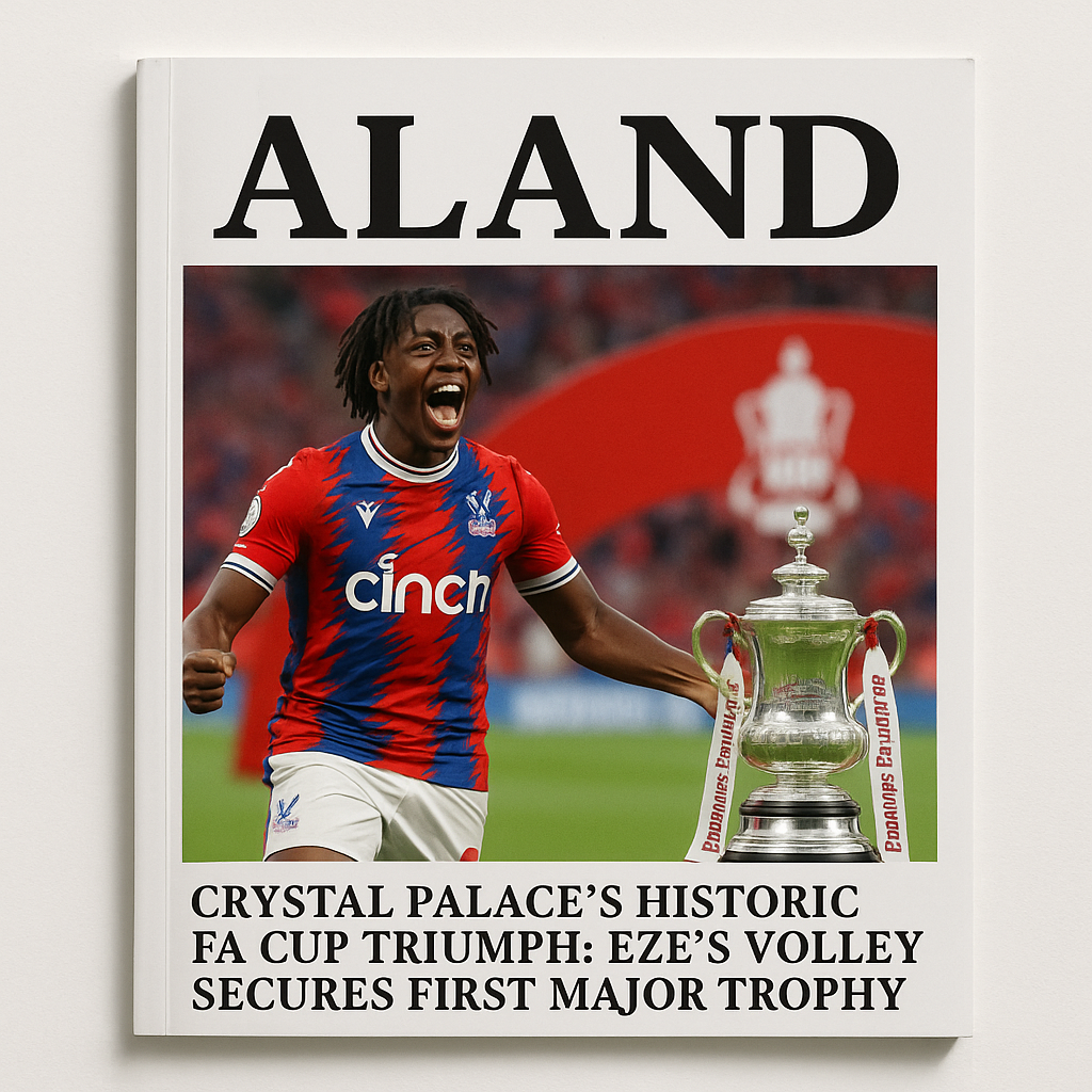  Crystal Palace Celebrates Winning the 2025 FA Cup Final